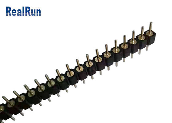 PCB ΕΜΒΥΘΙΣΗΣ 2.54mm γύρω από χρυσό τελικό συνδετήρα επιγραφών καρφιτσών τον αρσενικό