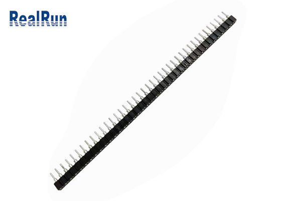 Θηλυκή επιγραφή 2.54mm καρφιτσών ΕΜΒΎΘΙΣΗΣ 40P ορείχαλκου CuZn36Pb3 ενιαίος υπόλοιπος κόσμος