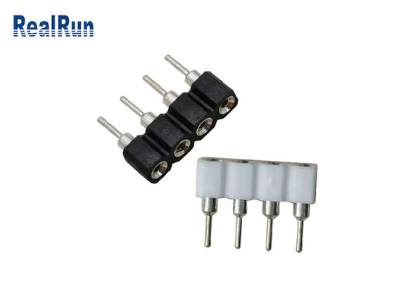 χρυσός 1000V RMS θηλυκός τελικός συνδετήρας 1 2.54mm εμβύθιση υπόλοιπου κόσμου 4P