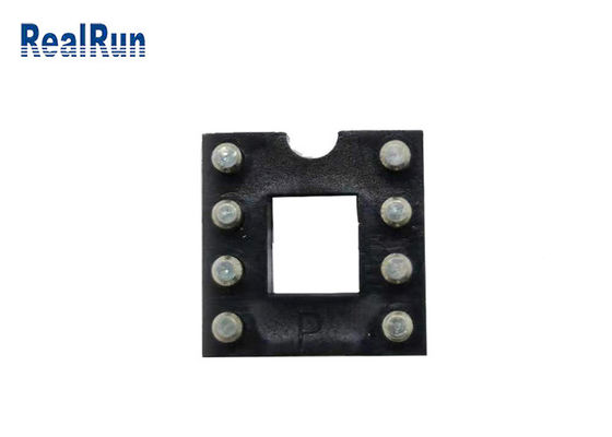 Πίσσα 2.54mm θηλυκός συνδετήρας UL94V-0 ευθύ 8P επιγραφών υποδοχών ολοκληρωμένου κυκλώματος
