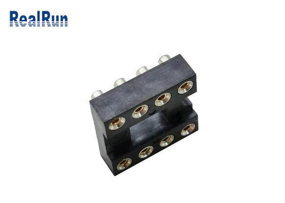 Πίσσα 2.54mm θηλυκός συνδετήρας UL94V-0 ευθύ 8P επιγραφών υποδοχών ολοκληρωμένου κυκλώματος
