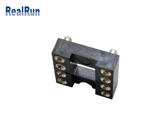 Πίσσα 2.54mm θηλυκός συνδετήρας UL94V-0 ευθύ 8P επιγραφών υποδοχών ολοκληρωμένου κυκλώματος