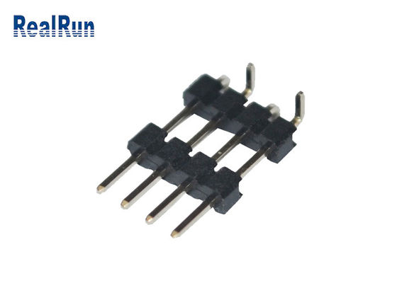 UL94V-0 ορείχαλκος PA6T 2.0mm αρσενικός συνδετήρας επιγραφών PCB επιγραφών 2amp καρφιτσών SMT