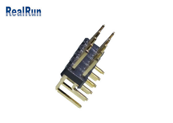 συνδετήρας 2.54mm διπλός υπόλοιπος κόσμος PA6T επιγραφών καρφιτσών 3Amp LCP PBT 1000VAC