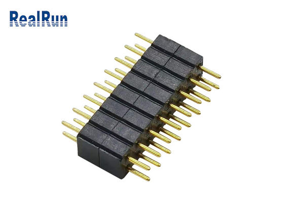 2.0mm LCP PBT PA6T γύρω από το διπλό υπόλοιπο κόσμο ΜΑΔ συνδετήρων 16P εμβύθισης επιγραφών καρφιτσών