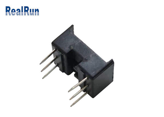 Θηλυκή επιγραφή 2*3P 180° κατ' ευθείαν 2.54mm RoHS καρφιτσών UL94V-0 PA6T τετραγωνική