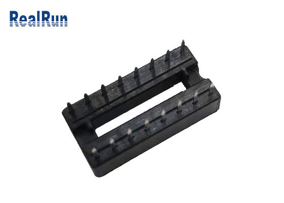 2×8P συνδετήρας μητρικών καρτών PCB υποδοχών PA6T UL94V-0 ολοκληρωμένου κυκλώματος μονωτών υπόλοιπου κόσμου PBT ΕΜΒΥΘΙΣΗΣ