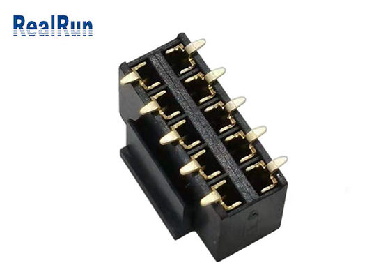 LCP PA6T 30m θηλυκή καρφίτσα ISO9001 συνδετήρων H7.1 SMD 2×5 επιγραφών ωμ