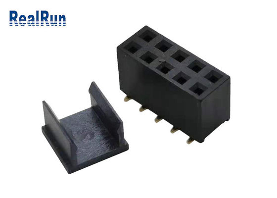 LCP PA6T 30m θηλυκή καρφίτσα ISO9001 συνδετήρων H7.1 SMD 2×5 επιγραφών ωμ