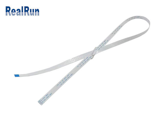 εύκαμπτο καλώδιο καλυμμένο κασσίτερος AWM 20624 80C 60V VW-1 1.0mm 8P 500AC PET FFC