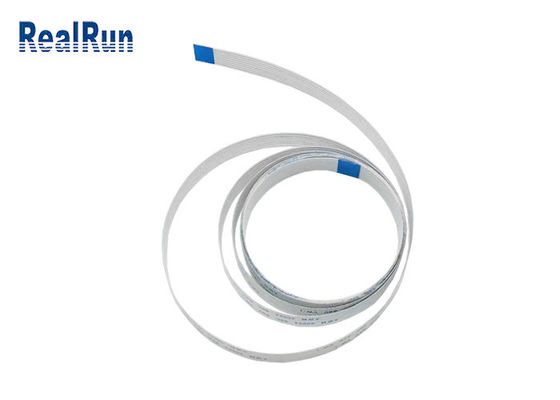 εύκαμπτο καλώδιο καλυμμένο κασσίτερος AWM 20624 80C 60V VW-1 1.0mm 8P 500AC PET FFC