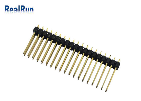 Συνδετήρας καρφιτσών PCB μονωτών UL94V-0 PA6T 2.54mm εμβύθιση 500VAC/λ. 2*19P