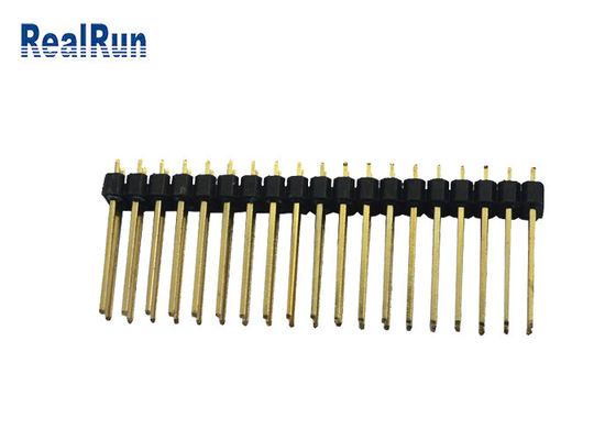 Συνδετήρας καρφιτσών PCB μονωτών UL94V-0 PA6T 2.54mm εμβύθιση 500VAC/λ. 2*19P