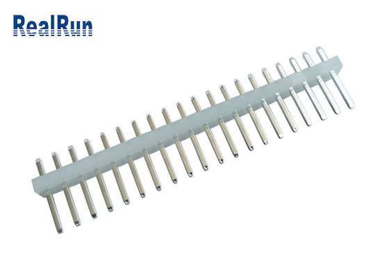 Ευθεία επιγραφή 3.96mm καρφιτσών ορείχαλκου UL94V-0 LCP κονσερβοποιημένος ενιαίος συνδετήρας υπόλοιπου κόσμου πισσών 7A