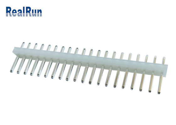 Ευθεία επιγραφή 3.96mm καρφιτσών ορείχαλκου UL94V-0 LCP κονσερβοποιημένος ενιαίος συνδετήρας υπόλοιπου κόσμου πισσών 7A