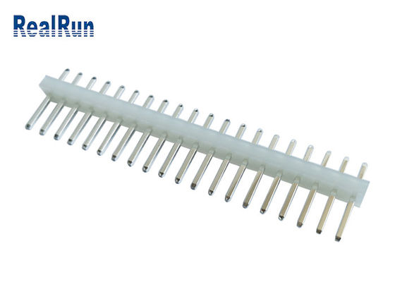 Ευθεία επιγραφή 3.96mm καρφιτσών ορείχαλκου UL94V-0 LCP κονσερβοποιημένος ενιαίος συνδετήρας υπόλοιπου κόσμου πισσών 7A