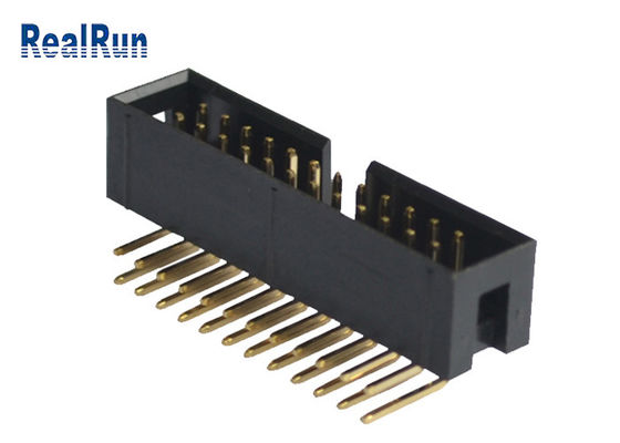 Συνδετήρας UL94V-0 PBT R/A 24 καρφίτσα DC3A LCP επιγραφών κιβωτίων ορείχαλκου PA6T