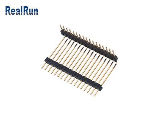Πλαστικό επιγραφών PCB LCP PA6T συνδετήρων SGS υπόλοιπου κόσμου σωστής γωνίας ενιαίο