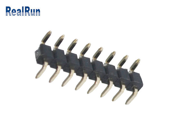 Αντίσταση οξείδωσης συνδετήρων UL94V-0 2.54mm επιγραφών σωστής γωνίας LCP PBT