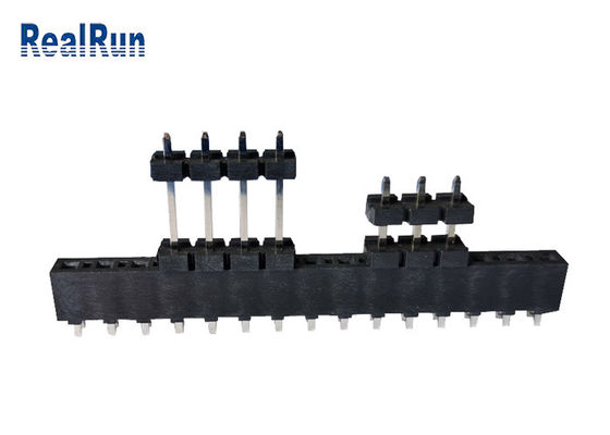 Ενιαίος κασσίτερος 3.96mm πίσσα DC500V Au υπόλοιπου κόσμου συνδετήρων επιγραφών PCB PBT LCP