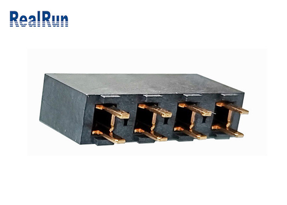 SGS LCP αρσενικός συνδετήρας DC500V ένα PCB τελικό Pa6t υπόλοιπου κόσμου θηλυκό του U