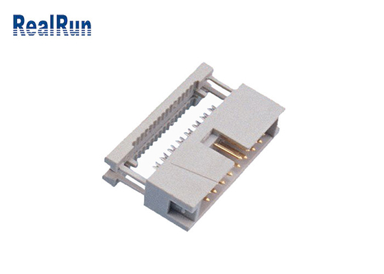 Crimp 16P IDC επιγραφή καλυμμένο χρυσός PBT καρφιτσών σαβάνου συνδετήρων επιγραφών κιβωτίων καλωδίων