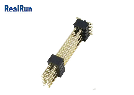 Διπλός συνδετήρας DC500V οριζόντιο SMT PA6T επιγραφών καρφιτσών στρώματος