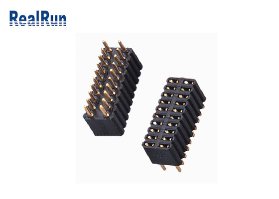 Θηλυκή επιγραφή PA9T LCP PCB ορείχαλκου PBT συνδετήρας 180 PCB βαθμού ευθύς