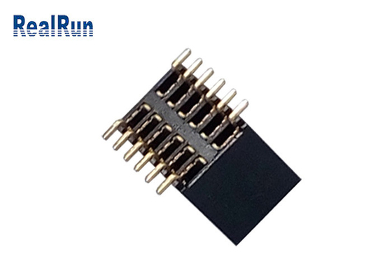 PA6T θηλυκός συνδετήρας 1.27mm επιγραφών επαφή χαλκού φωσφόρων τύπων πισσών SMD