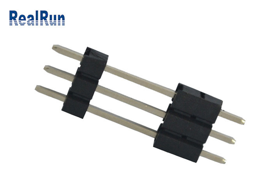 PA6T επιγραφή 3 καρφίτσα 3A καρφιτσών PCB ορείχαλκου ευθύς ενιαίος συνδετήρας επιγραφών υπόλοιπου κόσμου 180 βαθμού