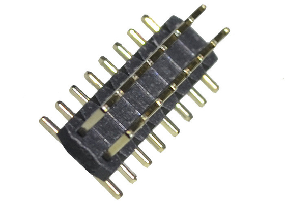 Τύπος SMT SMD 2,0 μαύρος κασσίτερος επιγραφών 2*8P PA6T PA9T PBT πισσών χιλ. που καλύπτεται για το PCB