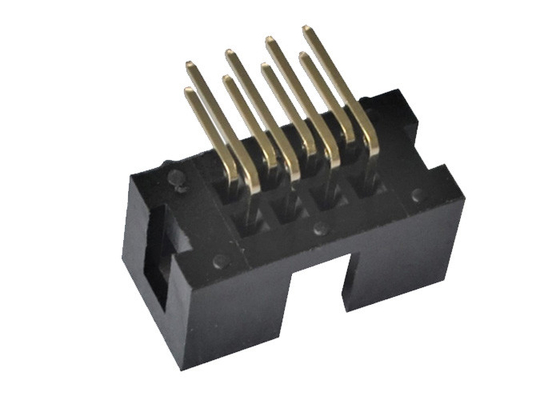 2x4P συνδετήρας PA6T UL94V-0 επιγραφών κιβωτίων συνδετήρας καρφιτσών κάμψεων 90 βαθμού