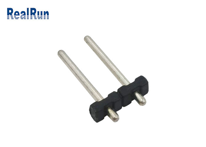 Επιγραφή καρφιτσών PBT 5.0mm γύρω από τον ενιαίο υπόλοιπο κόσμο επιγραφών 10A συνδετήρων καρφιτσών H2.0 1X2P