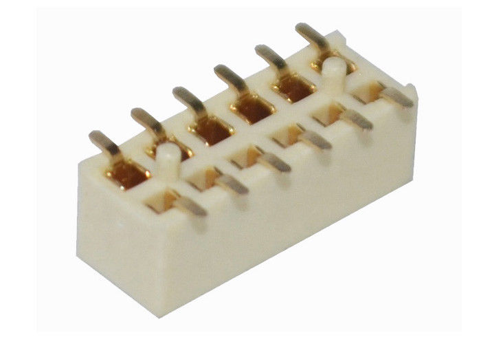 12 θηλυκός συνδετήρας 2.0mm PCB συνδετήρων επιγραφών καρφιτσών διπλός τύπος υπόλοιπου κόσμου SMT πισσών