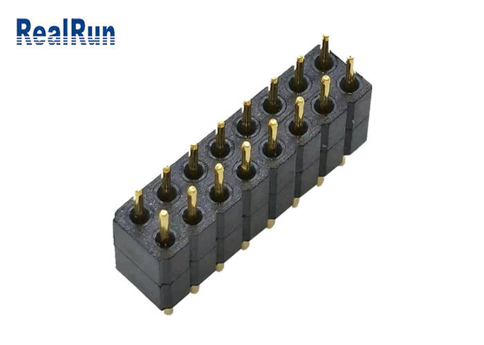 2.0mm LCP PBT PA6T γύρω από το διπλό υπόλοιπο κόσμο ΜΑΔ συνδετήρων 16P εμβύθισης επιγραφών καρφιτσών