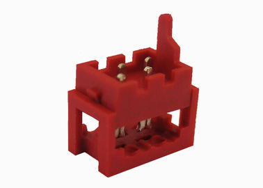 Η υψηλή αξιοπιστία αυλάκωσε το συνδετήρα 1.27mm IDC αρσενικός μονωτής επιγραφών UL 94V 0 καρφιτσών